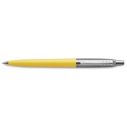 Parker Jotter Originals Ballpoint Pen Yellow Barrel Stainless Clip Refill Blue