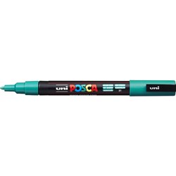 Uni Posca PC-3M Paint Marker Fine 1.3mm Bullet Tip Emerald Green