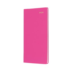 Collins Belmont Colours Diary B6/7 Slimline Week To View Pink