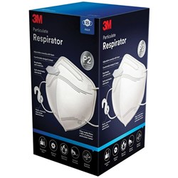 3M 9123 Particulate Respirator Mask Disposable P2 White Pack Of 25