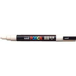 Uni Posca PC-3M Paint Marker Fine 1.3mm Bullet Tip Beige