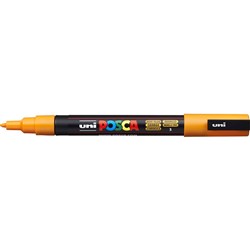 Uni Posca PC-3M Paint Marker Fine 1.3mm Bullet Tip Bright Yellow