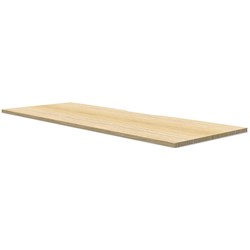 Rapidline Rectangle Table Top Only 1500W x 750D x 25mmD Natural Oak