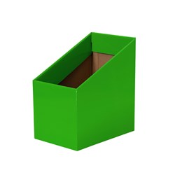 Visionchart Creative Kids Cardboard Book Box Green Pack of 5