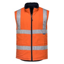 Portwest Hi-Vis Reversible Vest Small Orange