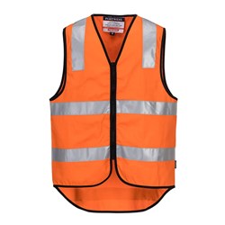 Portwest Hi-Vis Zipped Cotton Vest 2XL Orange