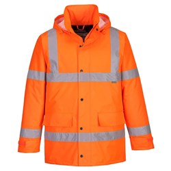 Portwest Hi-Vis Winter Traffic Jacket 6XL Orange