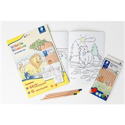 Staedtler Small Format Colouring Set Wildlife Wonders