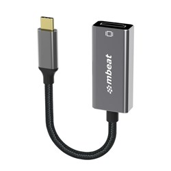 Mbeat ToughLink USB-C To 4K HDMI Adapter 15cm Grey