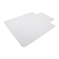 Floortex Chair Mat For Hard Floor 9 x 12.1cm Keyhole Clear