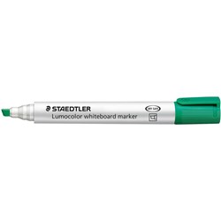 Staedtler 351B Lumocolor Whiteboard Marker Chisel 2-5mm Green Pack of 10