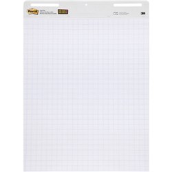 Post-It 560 Easel Pad 635mm x 775mm White Blue Grid Pack of 2