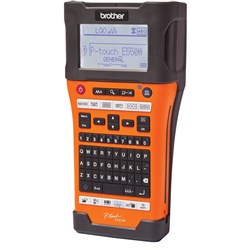 Brother P-touch PT-E550WVP Handheld Industrial Label Printer Orange