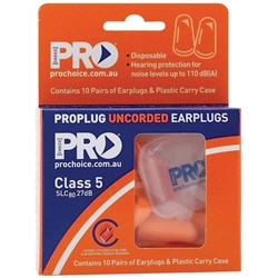 Zions Proplug Disposable Ear Plugs Uncorded 110dB(A) Blue And Orange Box Of 200