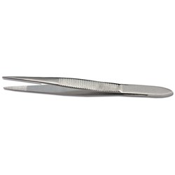 First Aider's Choice Fine Forceps 12.5cm Stainless Steel