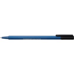 Staedtler 437 Triplus Ballpoint Pens Medium 1mm Black Pack of 10