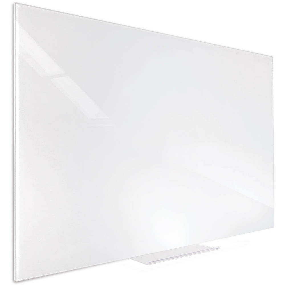 Visionchart Accent Glass Whiteboard 900x600mm White