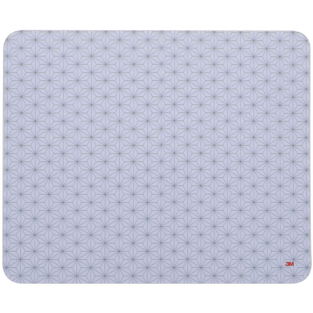 3M MP200PS Precise Mouse Pad With Repositionable Adhesive Backing Grey