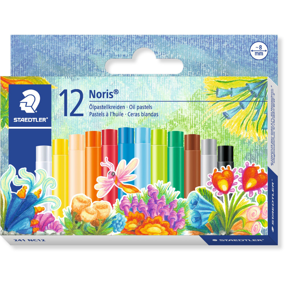 Staedtler Noris Oil Pastels Assorted Pack of 12