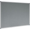 Visionchart Felt Pinboard 900x600mm Aluminium Frame Grey