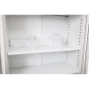 Rapidline Go Steel Tambour Accessory Slotted Shelf 760W x 380D x 25mmH White