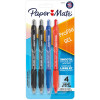 Papermate Profile Gel Pen Retractable 0.7mm Business Assorted Pack of 4