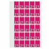 Avery Top Tab 21 Year Code Label 20x30mm Magenta Pack Of 150