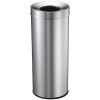 Compass Round Tidy Bin Open Top 28 Litres Stainless Steel