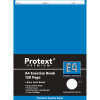 Protext Premium Exercise Book E4 A4 8mm Ruled Dark  Blue Insert 128 Pages