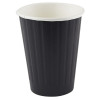Writer Disposable Double Wall Paper Cups 355ml 12oz Box of 500 Black