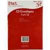 Stat Peel And Seal Envelope C5 Heavy Duty White Pack of 50