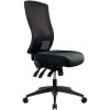 Buro Tidal High Back Office Chair No Arms Black Fabric Seat And Mesh Back