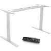 Infinity Electric Height Adjustable Desk 2 Stage Leg Frame Only White