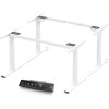 Infinity Electric Height Adjustable Back To Back Desk 2 Stage Leg Frame Only White