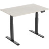 Ergovida Electric  Sit-Stand Desk 1500W x 750D x 620-1280mmH Lightwood/Black