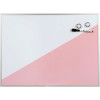 Quartet Geo Dry Erase Whiteboard 430 x 580mm Pink