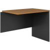 OM Premier Desk Return 900W x 600D x 720mmH Regal Walnut And Charcoal