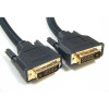 Astrotek DVI-D Cable Gold Plated 24+1 Pins Male To Male 2 Metre Black