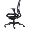 Rapidline Oasis Chair Mesh Back and Seat With Arms Black