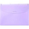 Marbig Expanding Wallet With 3 Tabs Pastel Purple