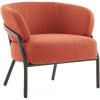 K2 EP Sorrento Lounge Chair Orange Leather