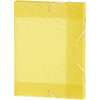 MARBIG BOX FILE SHIMMER PP A4 30mm W Elastic Yellow