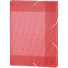 MARBIG BOX FILE SHIMMER PP A4 30mm W Elastic Pink
