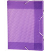 MARBIG BOX FILE SHIMMER PP A4 30mm W Elastic Purple