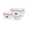 Connoisseur Microwave Containers Red Set Of 3