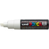 Uni Posca Paint Marker PC-8K  Broad 8mm Chisel Tip  White