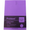 Protext Poly Project Book 330x245mm Plain & 18mm Dotted Thirds 64 Page-Bat