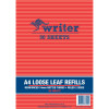 Writer Binder Refills A4 14mm Dotted Thirds Pack of 50