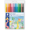 Staedtler Noris Wax Twister Crayons Assorted Wallet of 12