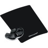 Fellowes Gliding Palm Support & Mouse Pad Black